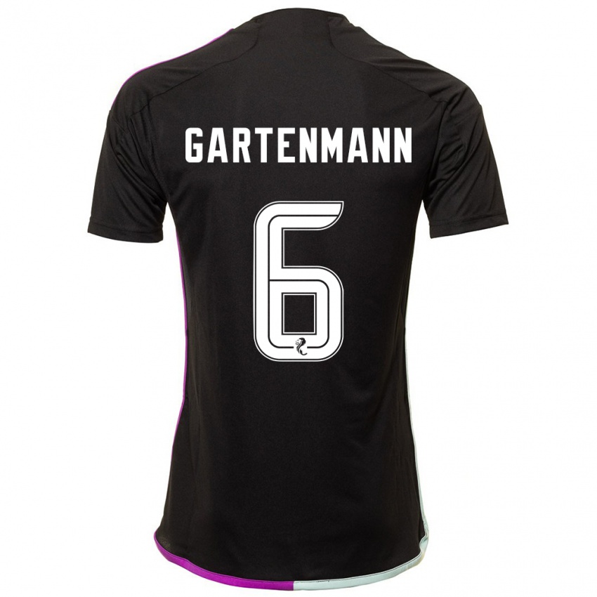 Niño Camiseta Stefan Gartenmann #6 Negro 2ª Equipación 2023/24 La Camisa