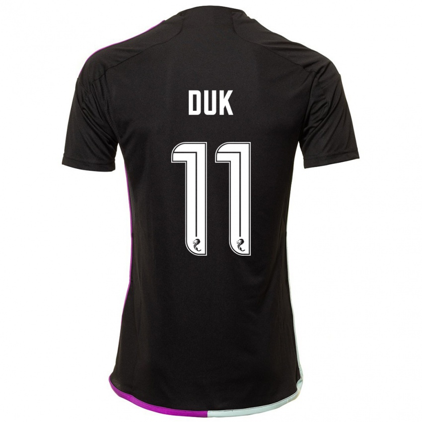 Niño Camiseta Duk #11 Negro 2ª Equipación 2023/24 La Camisa