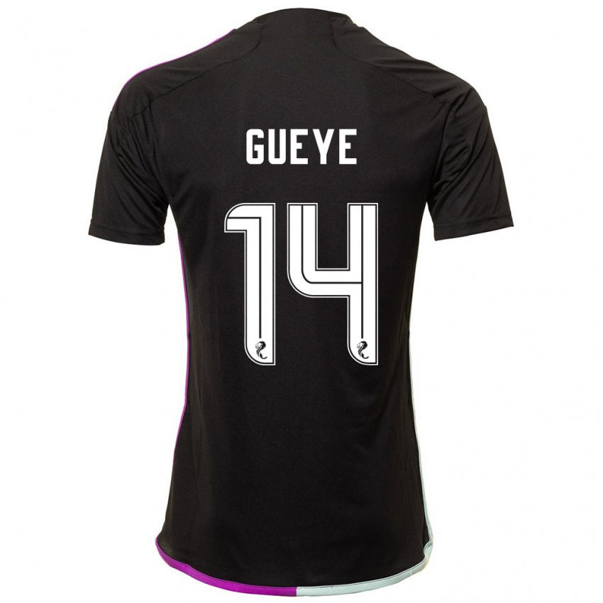 Niño Camiseta Pape Habib Gueye #14 Negro 2ª Equipación 2023/24 La Camisa
