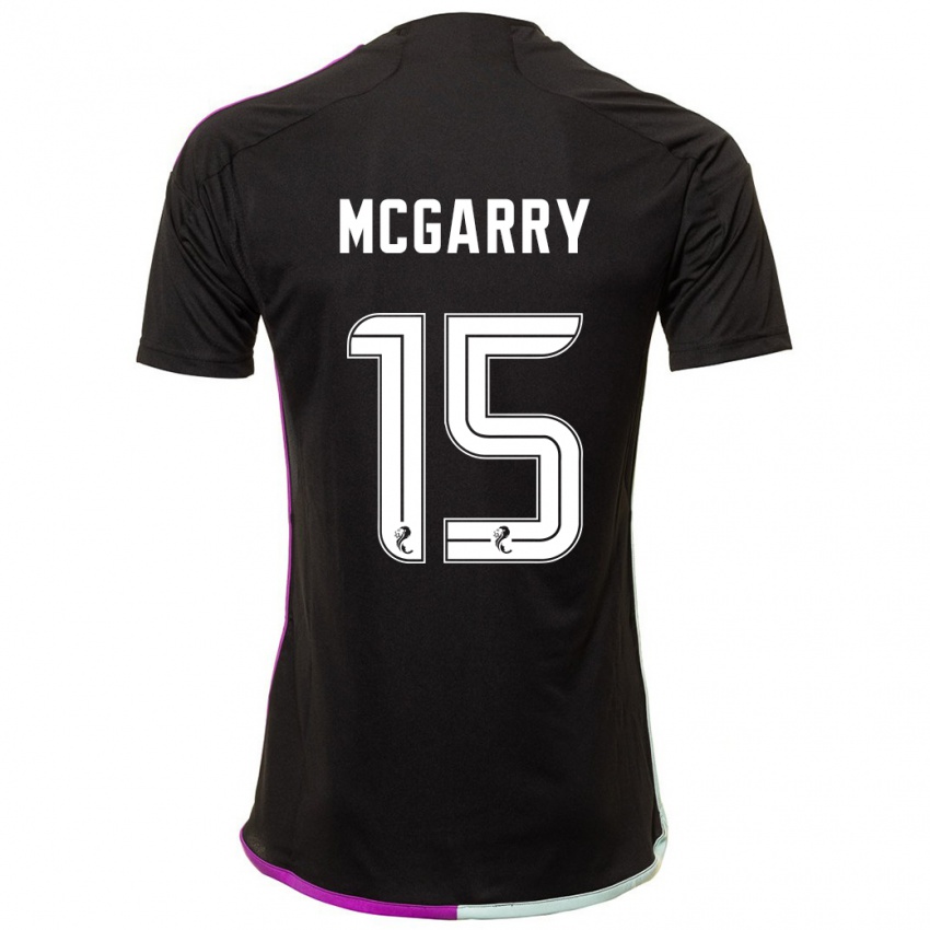 Niño Camiseta James Mcgarry #15 Negro 2ª Equipación 2023/24 La Camisa