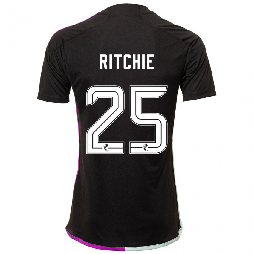 Niño Camiseta Tom Ritchie #25 Negro 2ª Equipación 2023/24 La Camisa