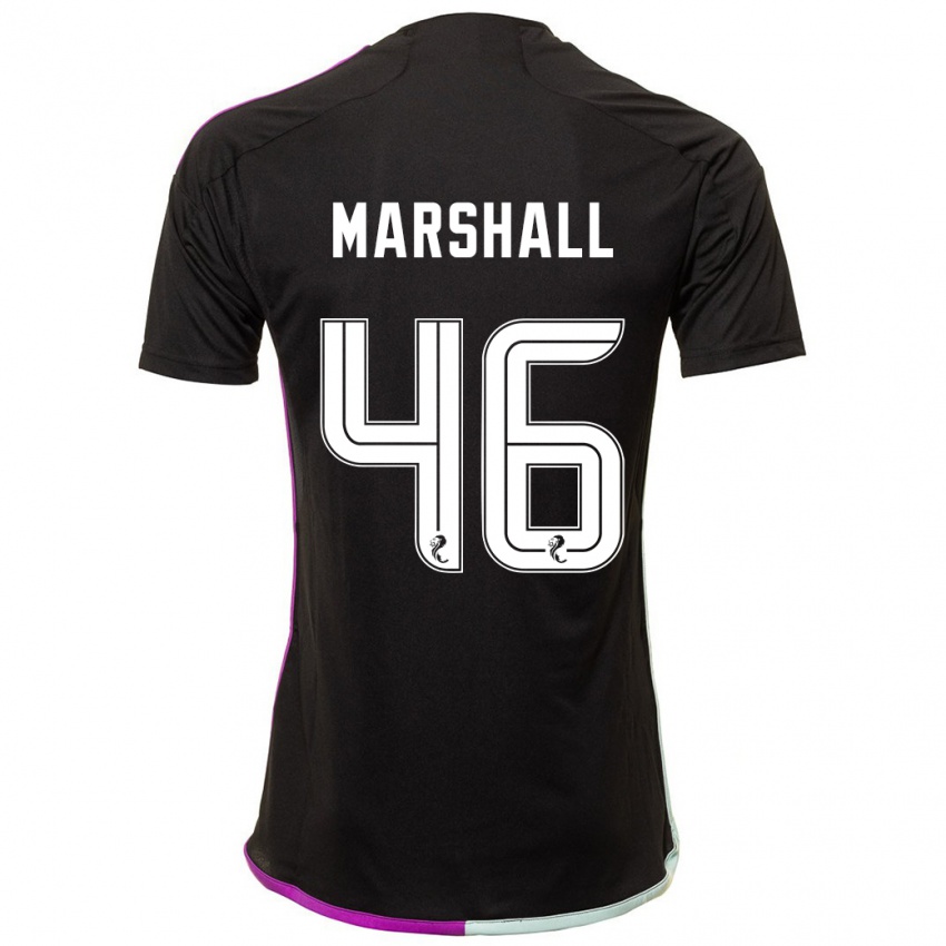 Niño Camiseta Findlay Marshall #46 Negro 2ª Equipación 2023/24 La Camisa