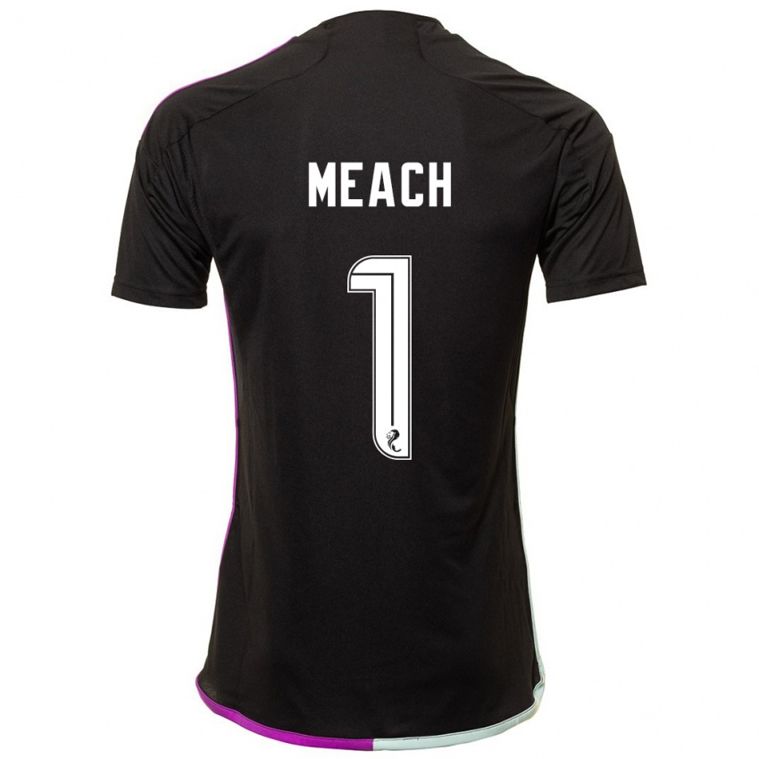 Niño Camiseta Aaliyah-Jay Meach #1 Negro 2ª Equipación 2023/24 La Camisa