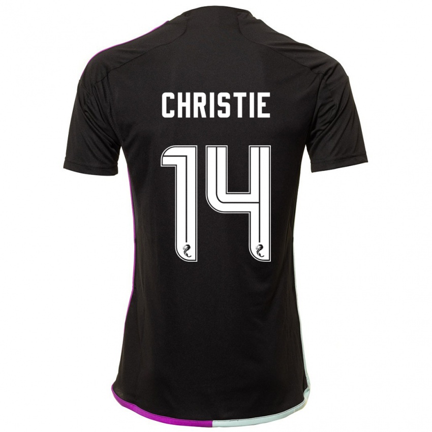 Niño Camiseta Mya Christie #14 Negro 2ª Equipación 2023/24 La Camisa