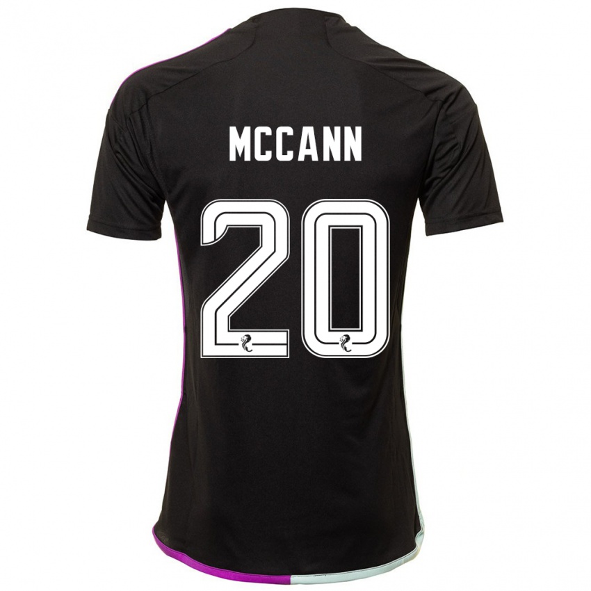 Niño Camiseta Annalisa Mccann #20 Negro 2ª Equipación 2023/24 La Camisa