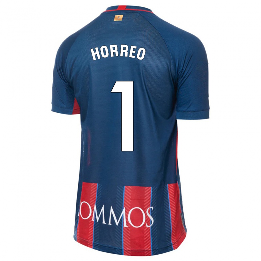 Hombre Camiseta Berto Hórreo #1 Armada 1ª Equipación 2023/24 La Camisa