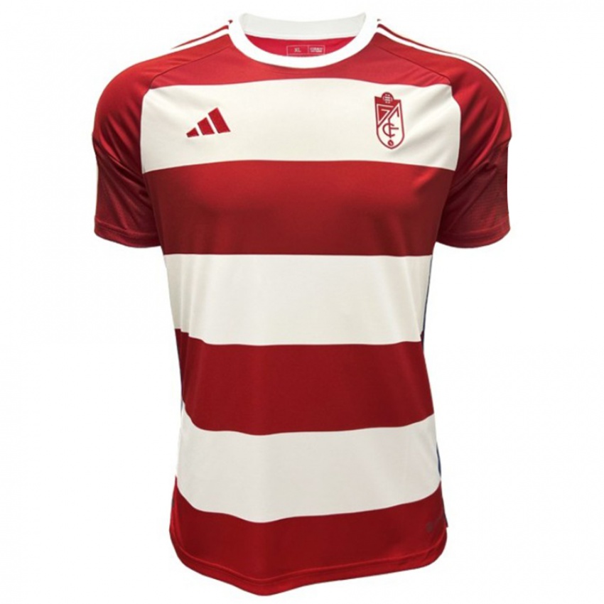 Hombre Camiseta Gonzalo Villar #24 Rojo 1ª Equipación 2023/24 La Camisa