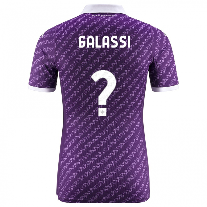 Hombre Camiseta Andrea Galassi #0 Violeta 1ª Equipación 2023/24 La Camisa
