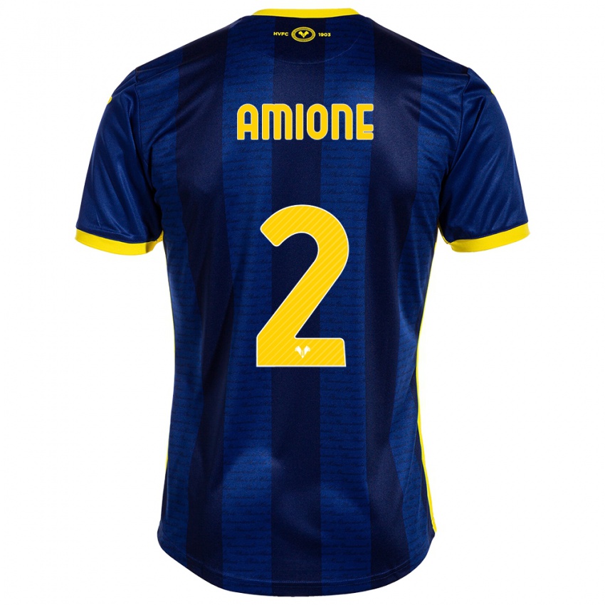 Hombre Camiseta Bruno Amione #2 Armada 1ª Equipación 2023/24 La Camisa