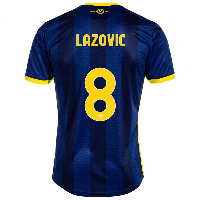Hombre Camiseta Darko Lazović #8 Armada 1ª Equipación 2023/24 La Camisa