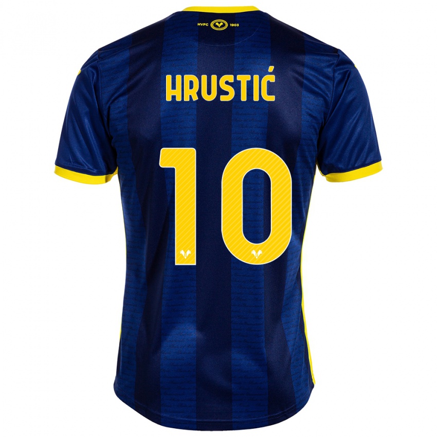 Hombre Camiseta Ajdin Hrustic #10 Armada 1ª Equipación 2023/24 La Camisa