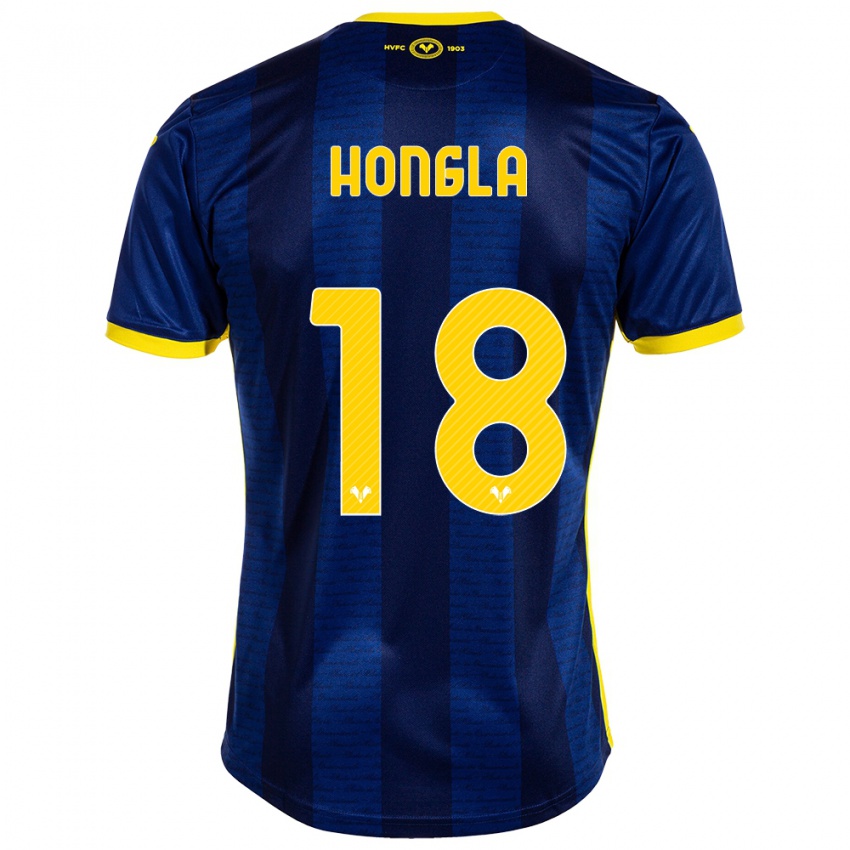 Hombre Camiseta Martin Hongla #18 Armada 1ª Equipación 2023/24 La Camisa