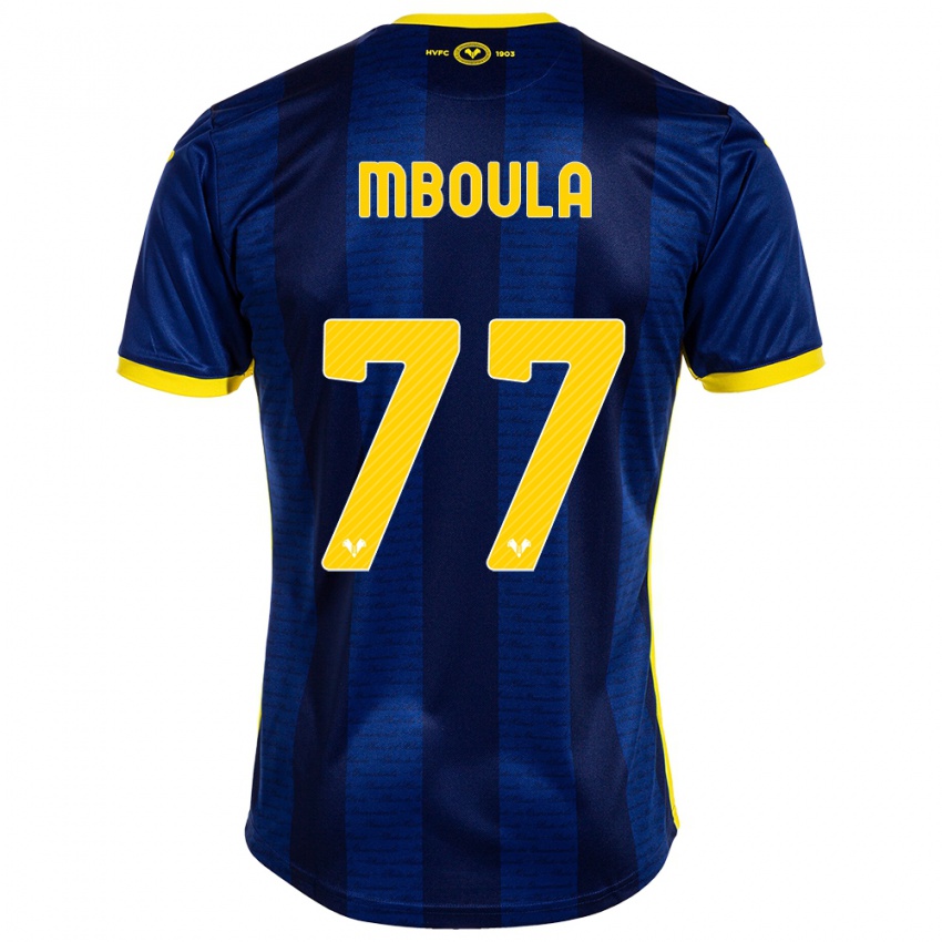 Hombre Camiseta Jordi Mboula #77 Armada 1ª Equipación 2023/24 La Camisa