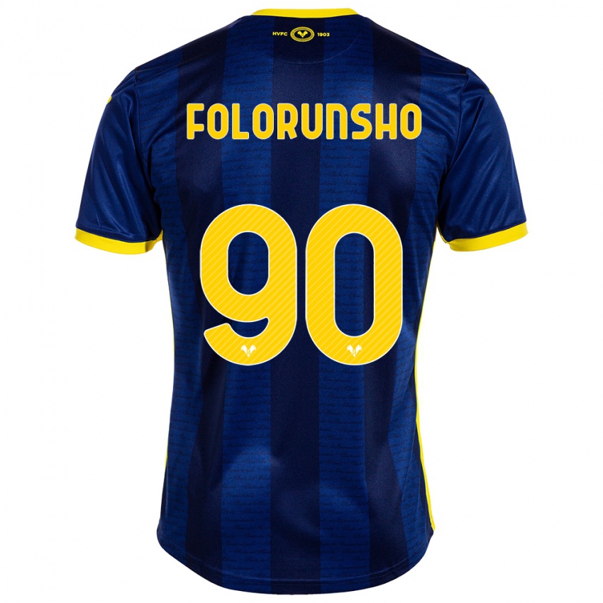 Hombre Camiseta Michael Folorunsho #90 Armada 1ª Equipación 2023/24 La Camisa