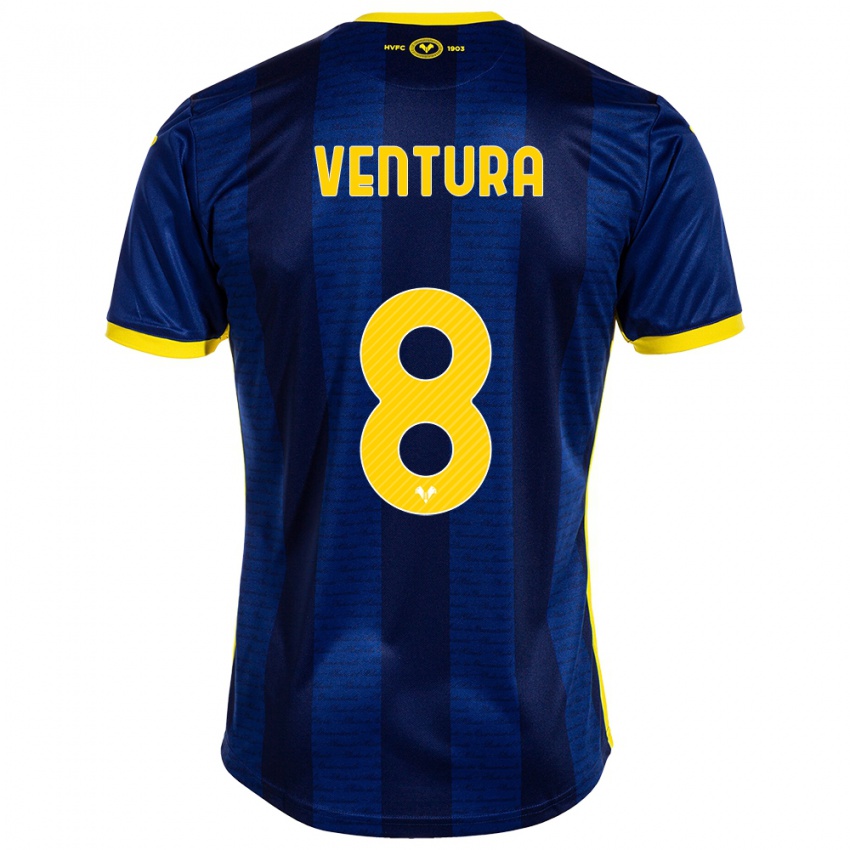 Hombre Camiseta Ciro Ventura #8 Armada 1ª Equipación 2023/24 La Camisa