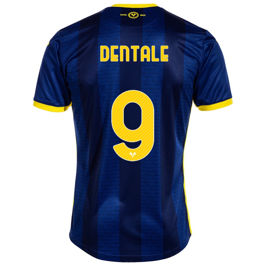 Hombre Camiseta Alessandro Dentale #9 Armada 1ª Equipación 2023/24 La Camisa
