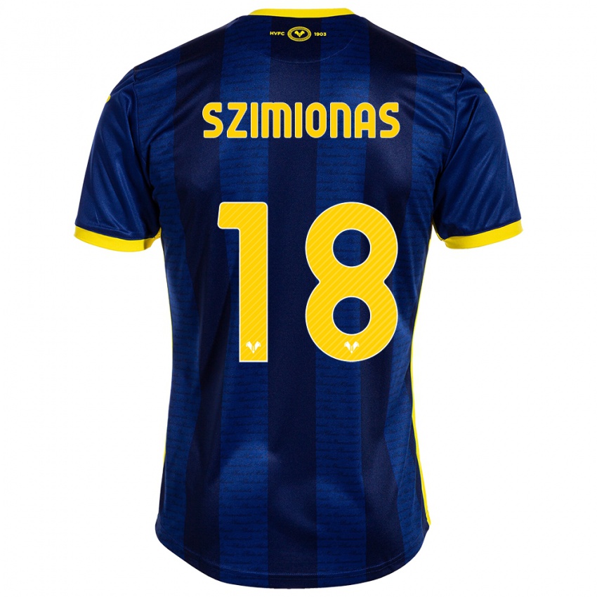 Hombre Camiseta Luca Szimionas #18 Armada 1ª Equipación 2023/24 La Camisa