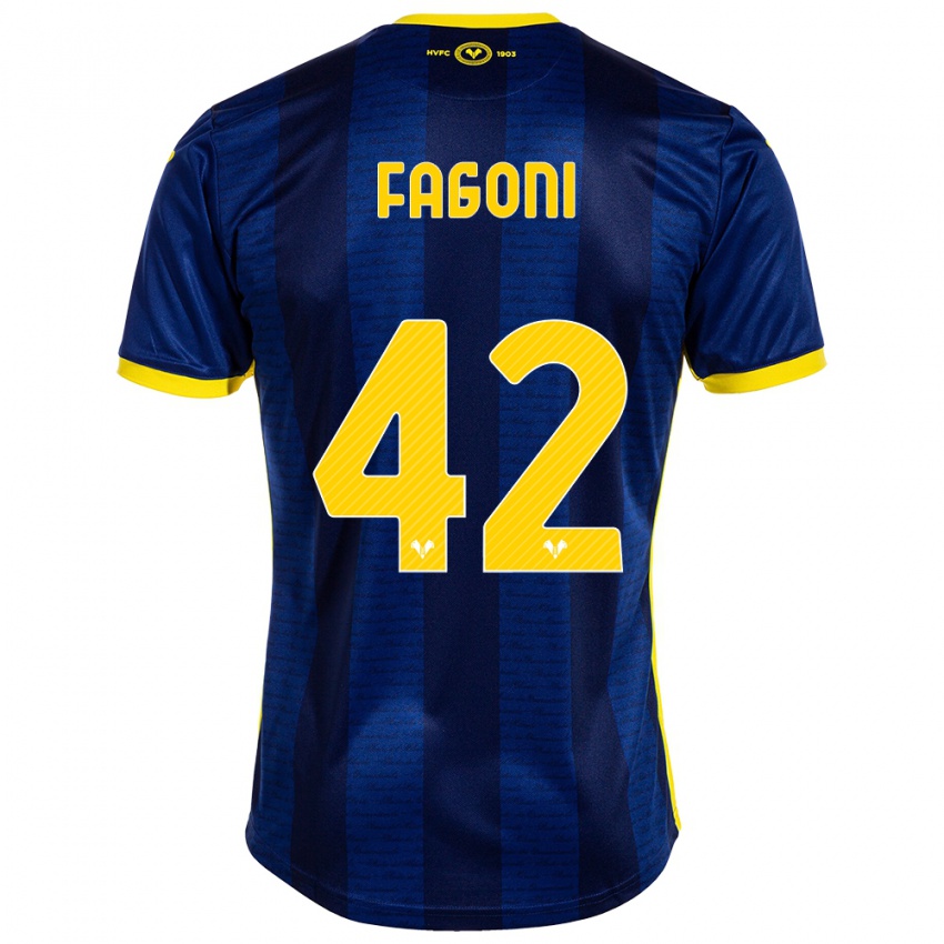 Hombre Camiseta Marco Fagoni #42 Armada 1ª Equipación 2023/24 La Camisa