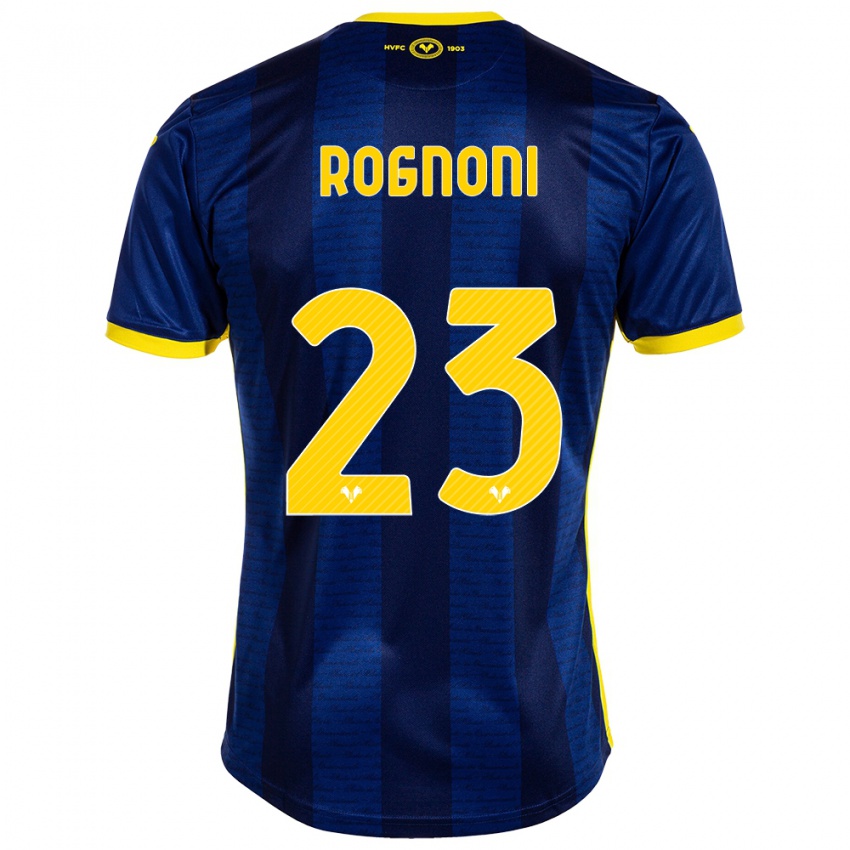 Hombre Camiseta Alessia Rognoni #23 Armada 1ª Equipación 2023/24 La Camisa