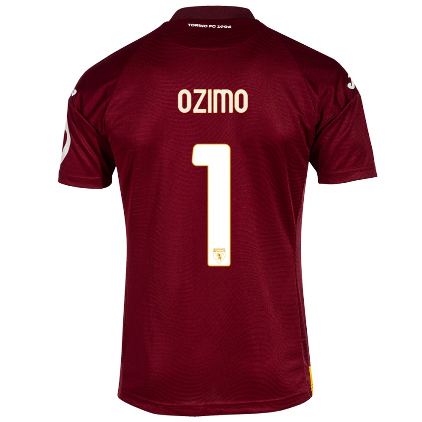 Hombre Camiseta Arianna Ozimo #1 Rojo Oscuro 1ª Equipación 2023/24 La Camisa