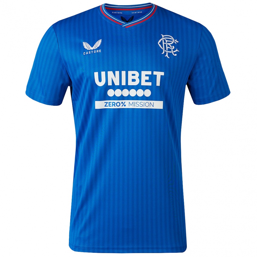 Hombre Camiseta Zander Hutton #0 Azul 1ª Equipación 2023/24 La Camisa