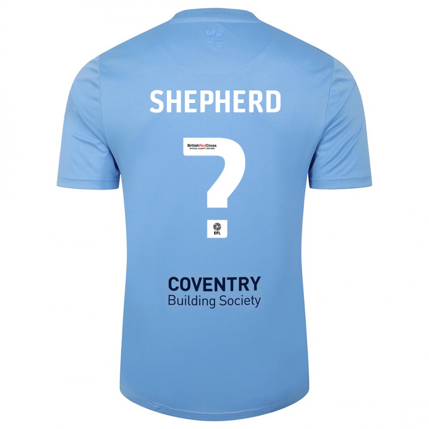 Hombre Camiseta Talon Shepherd #0 Cielo Azul 1ª Equipación 2023/24 La Camisa