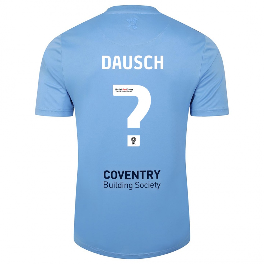 Hombre Camiseta Aiden Dausch #0 Cielo Azul 1ª Equipación 2023/24 La Camisa