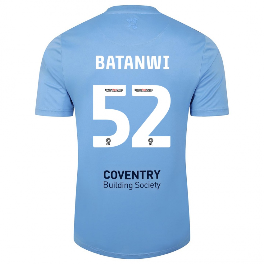 Hombre Camiseta Tristen Batanwi #52 Cielo Azul 1ª Equipación 2023/24 La Camisa