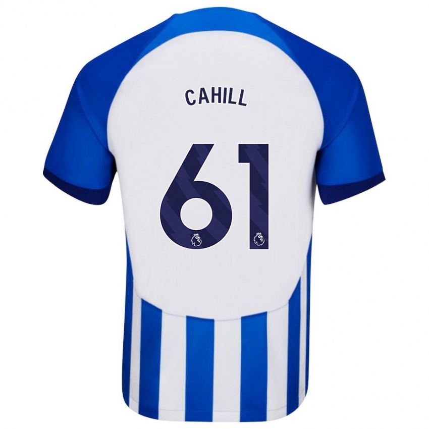Hombre Camiseta Killian Cahill #61 Azul 1ª Equipación 2023/24 La Camisa