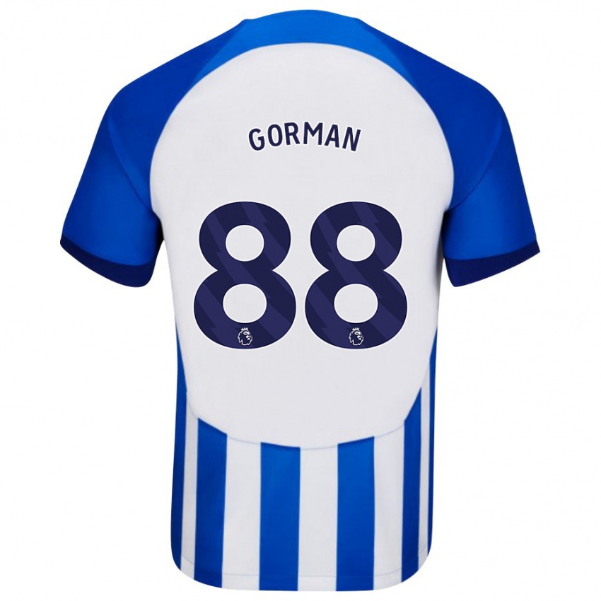 Hombre Camiseta Ronnie Gorman #88 Azul 1ª Equipación 2023/24 La Camisa