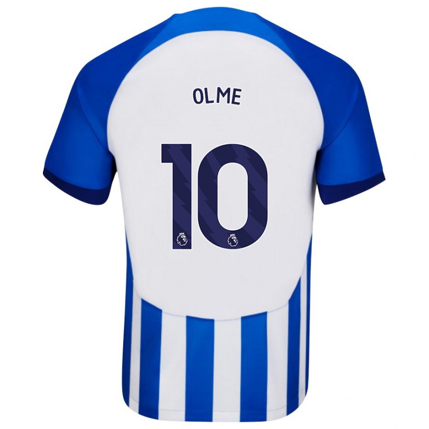 Hombre Camiseta Julia Margareta Zigiotti Olme #10 Azul 1ª Equipación 2023/24 La Camisa