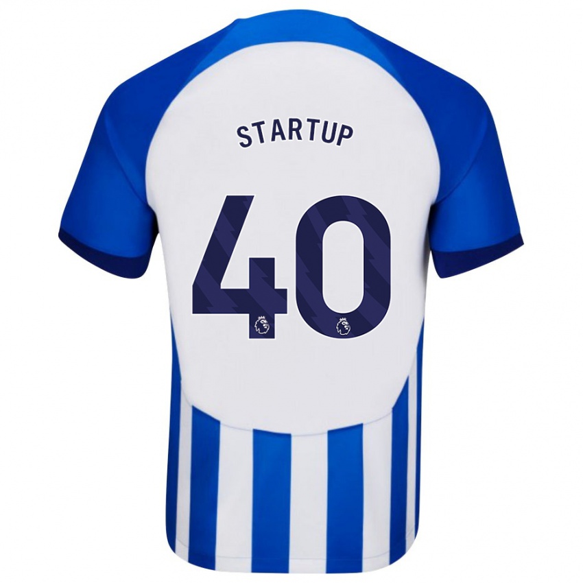 Hombre Camiseta Katie Startup #40 Azul 1ª Equipación 2023/24 La Camisa