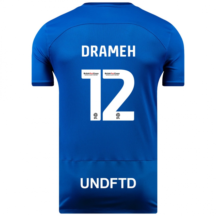 Hombre Camiseta Cody Drameh #12 Azul 1ª Equipación 2023/24 La Camisa