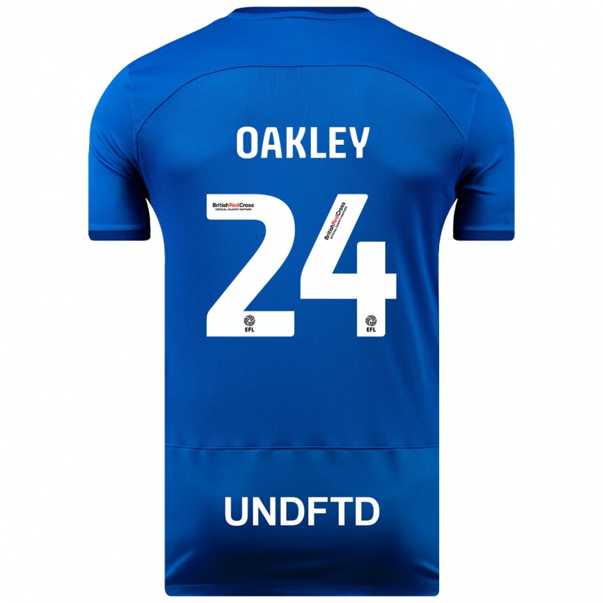 Hombre Camiseta Marcel Oakley #24 Azul 1ª Equipación 2023/24 La Camisa