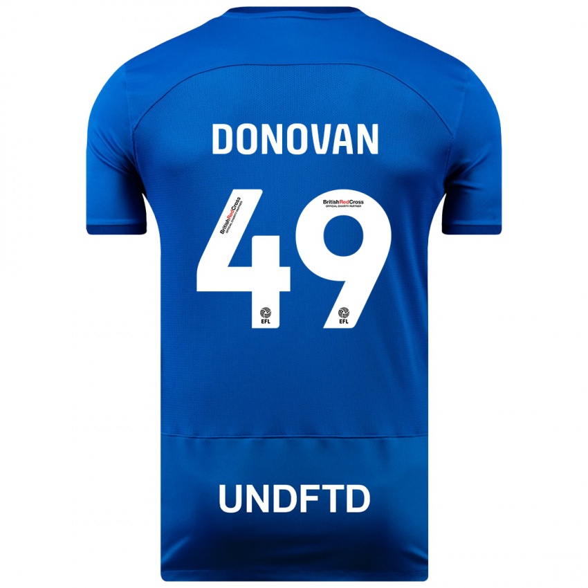 Hombre Camiseta Romelle Donovan #49 Azul 1ª Equipación 2023/24 La Camisa