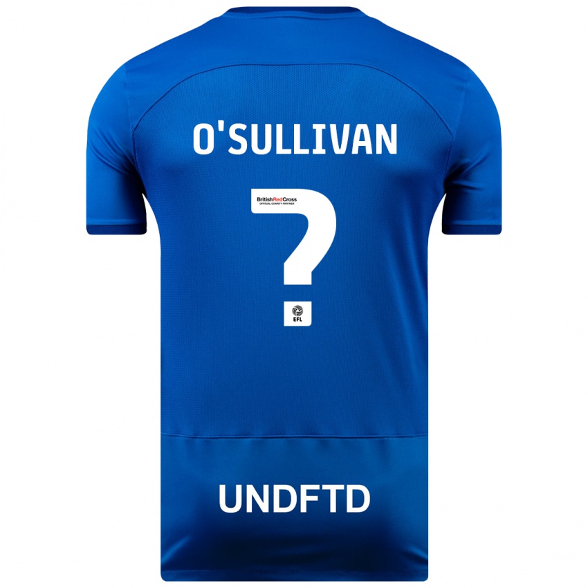 Hombre Camiseta William O'sullivan #0 Azul 1ª Equipación 2023/24 La Camisa