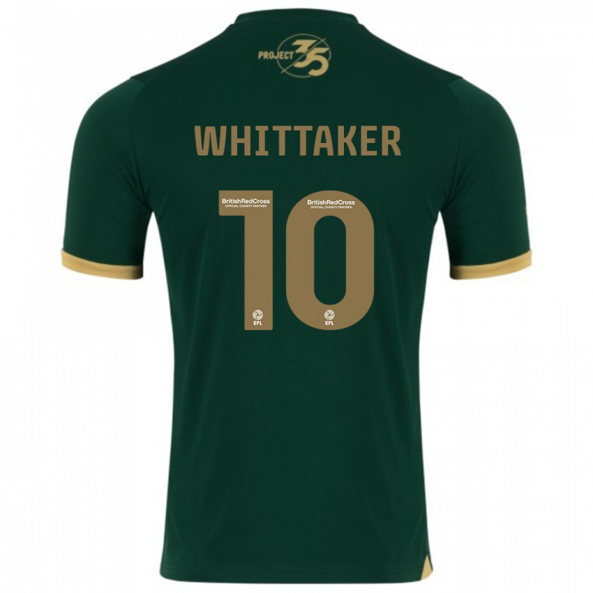 Hombre Camiseta Morgan Whittaker #10 Verde 1ª Equipación 2023/24 La Camisa