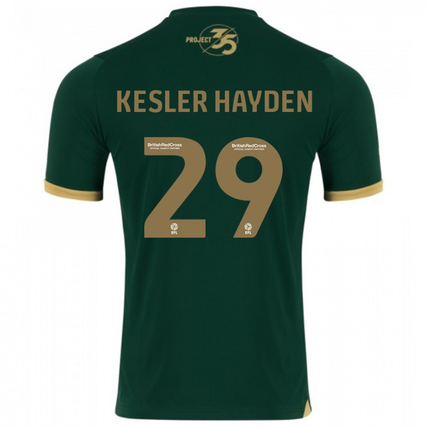Hombre Camiseta Kaine Kesler Hayden #29 Verde 1ª Equipación 2023/24 La Camisa