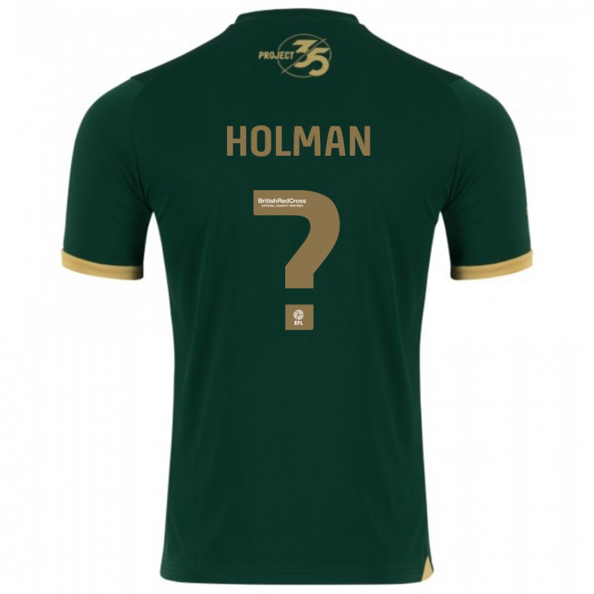 Hombre Camiseta Daniel Holman #0 Verde 1ª Equipación 2023/24 La Camisa