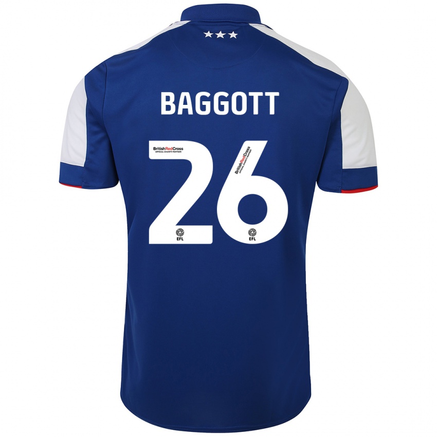 Hombre Camiseta Elkan Baggott #26 Azul 1ª Equipación 2023/24 La Camisa