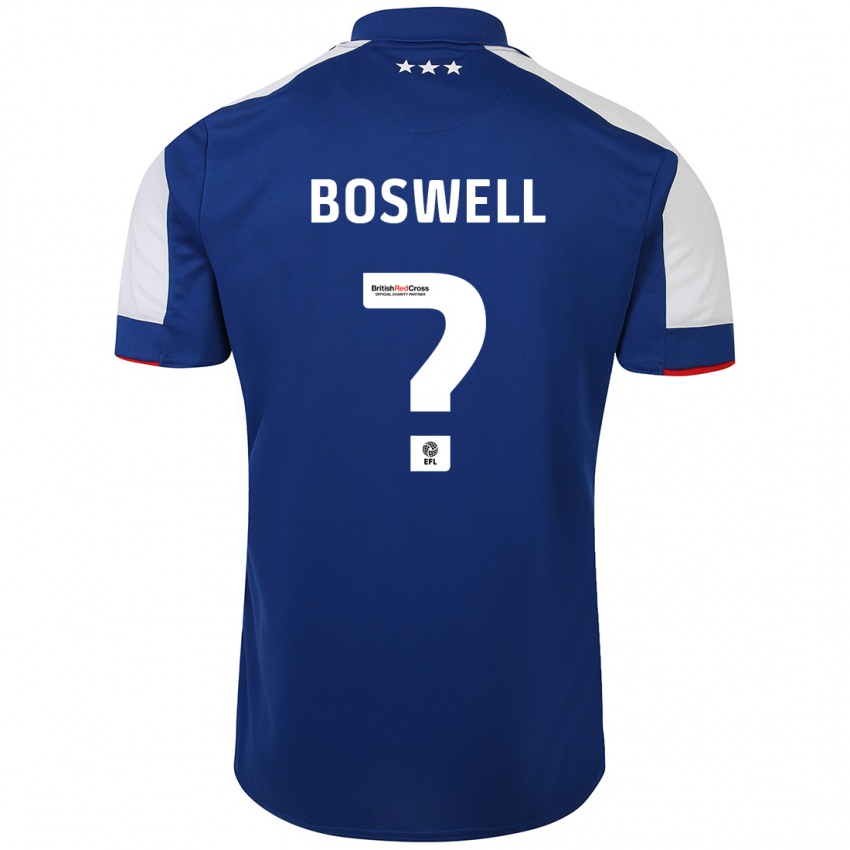 Hombre Camiseta Ashton Boswell #0 Azul 1ª Equipación 2023/24 La Camisa