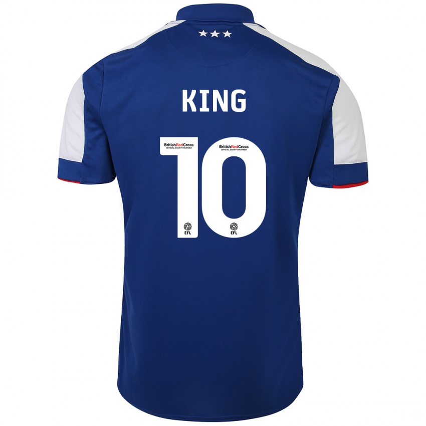 Hombre Camiseta Eloise King #10 Azul 1ª Equipación 2023/24 La Camisa