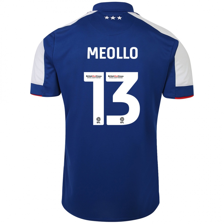 Hombre Camiseta Nina Meollo #13 Azul 1ª Equipación 2023/24 La Camisa