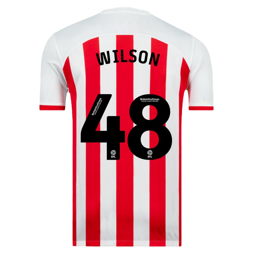 Hombre Camiseta Callum Wilson #48 Blanco 1ª Equipación 2023/24 La Camisa