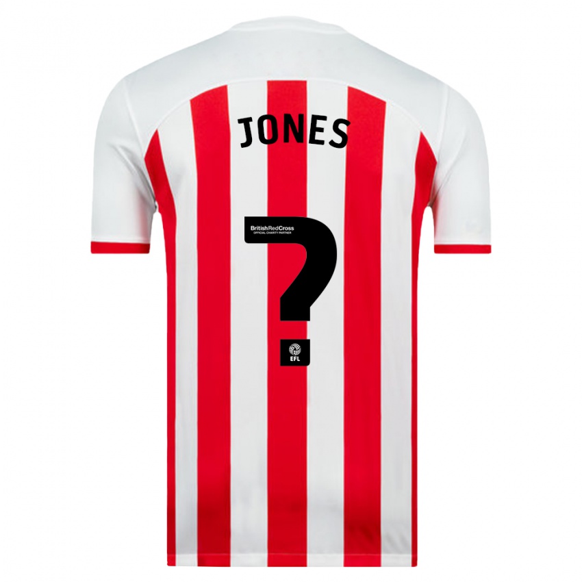Hombre Camiseta Jenson Jones #0 Blanco 1ª Equipación 2023/24 La Camisa