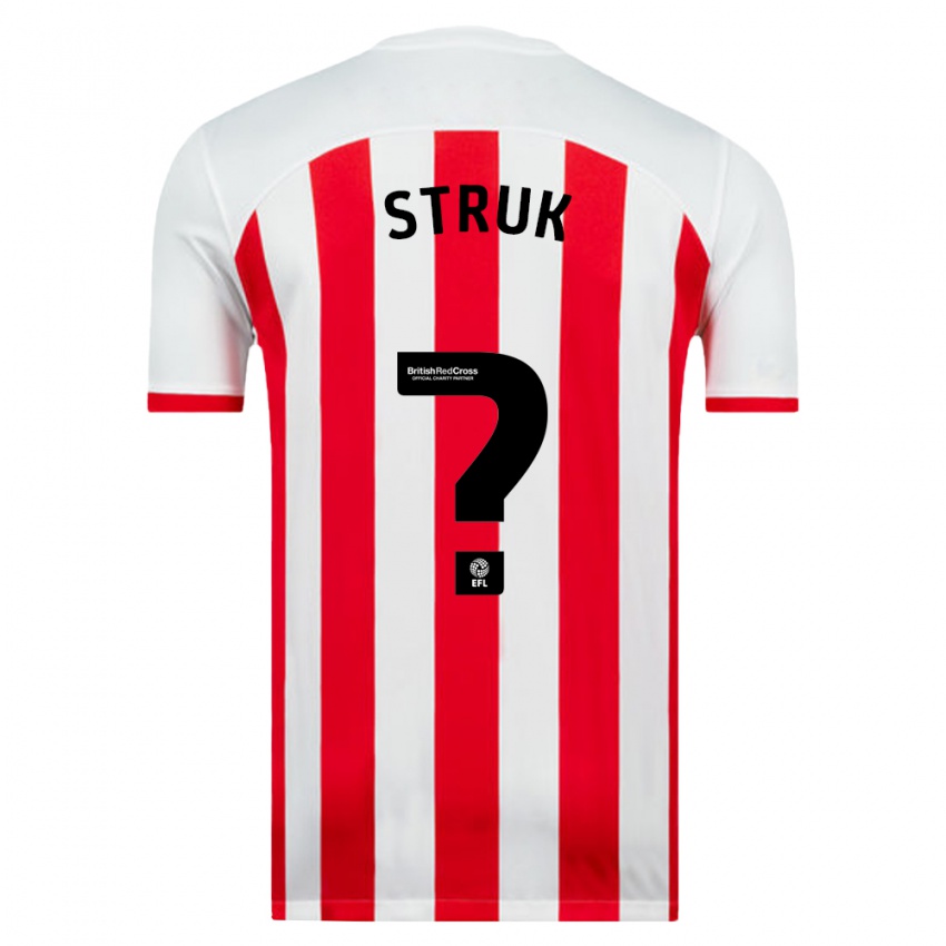 Hombre Camiseta Ivan Struk #0 Blanco 1ª Equipación 2023/24 La Camisa