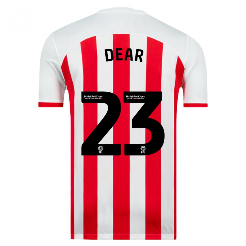 Hombre Camiseta Jenna Dear #23 Blanco 1ª Equipación 2023/24 La Camisa