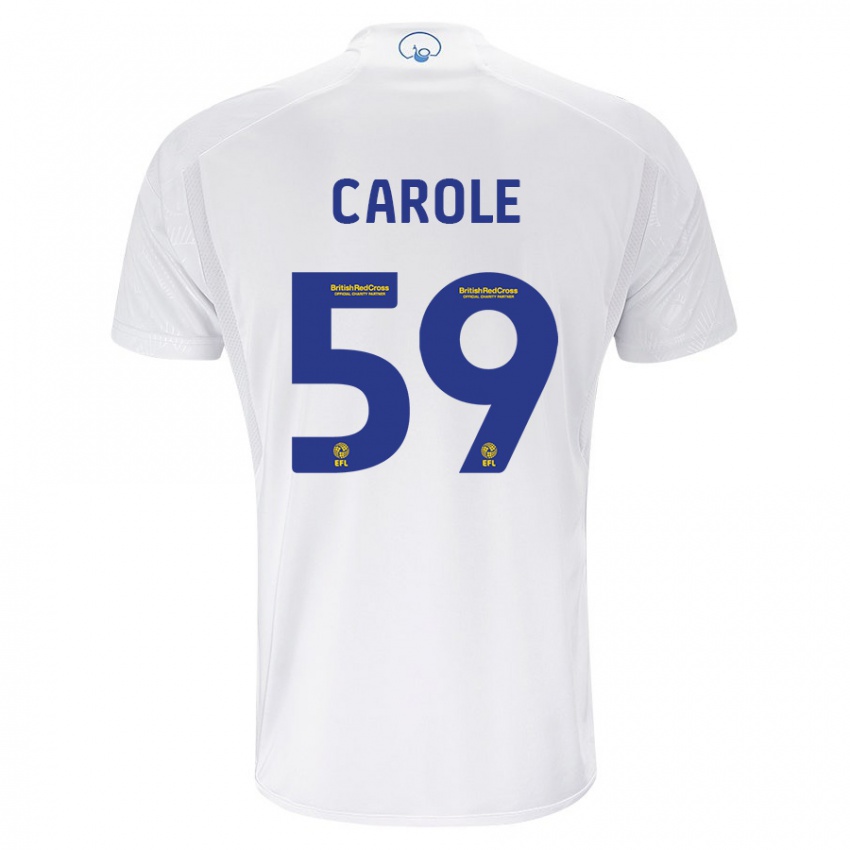 Hombre Camiseta Keenan Carole #59 Blanco 1ª Equipación 2023/24 La Camisa