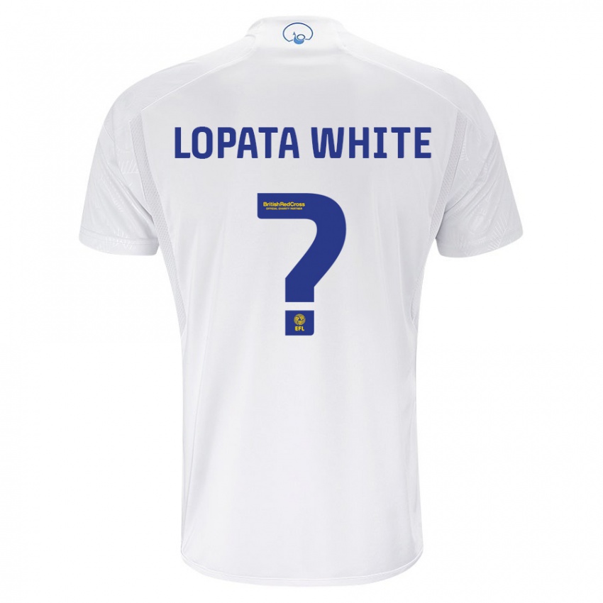 Hombre Camiseta Reuben Lopata-White #0 Blanco 1ª Equipación 2023/24 La Camisa