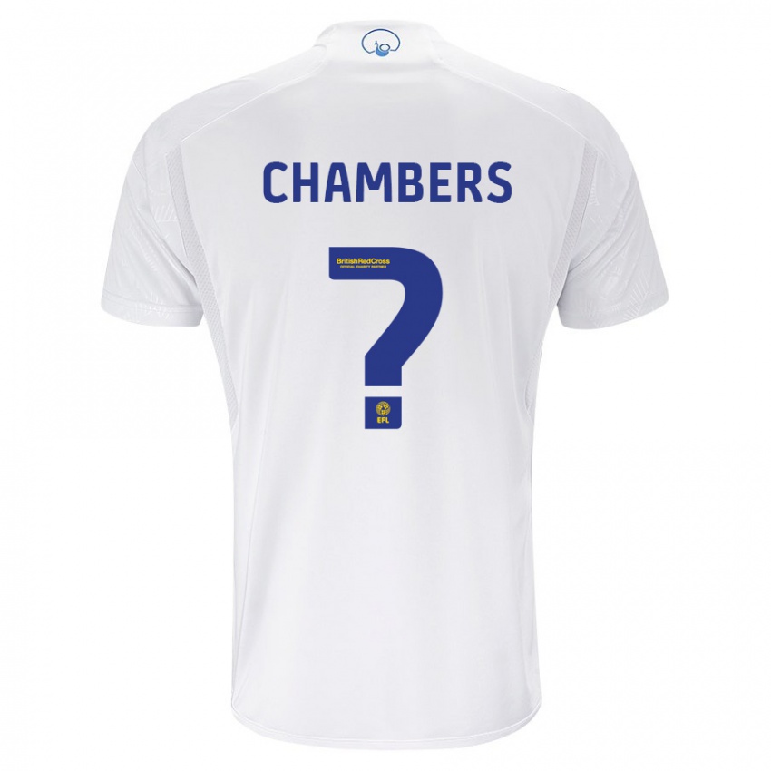 Hombre Camiseta Sam Chambers #0 Blanco 1ª Equipación 2023/24 La Camisa